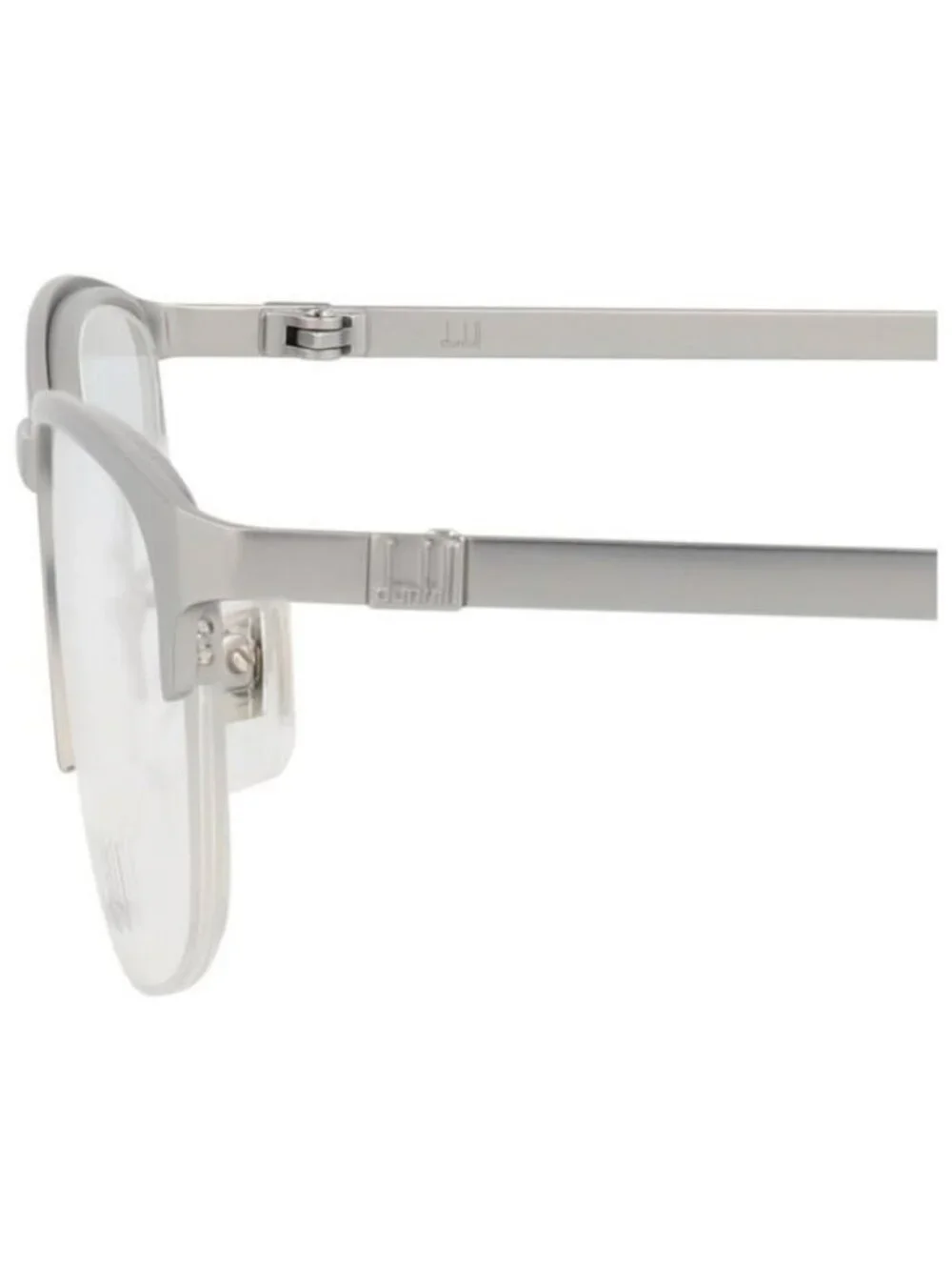 New Dunhill Mens Round/Oval Silver Silver Transparent Fashion Designer Eyeglasse
